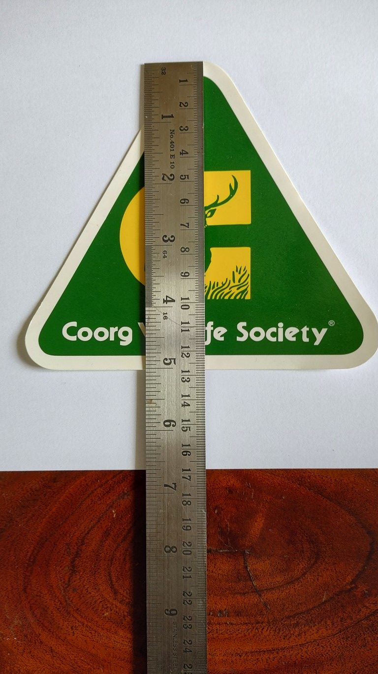 Coorg Wildlife Society Sticker - Image 5